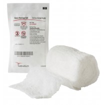 "Gauze Bandage Roll, 2.25"" x 3 yd, 6-ply, Sterile, Latex Free"