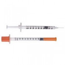 "Lo-Dose Insulin Syringe with Ultra-Fine Needle 29G x 1/2"", 1/2 mL (200 count)"