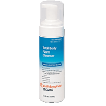 Secura Total Body Foam Cleanser, 4.5 oz. Dispenser