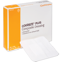 "Coversite Plus Waterproof Dressing 6"" x 6"", 10/Box"