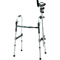 Walker Platform Attachment with Thick Vinyl-Covered Pad with Heavyduty Velcro Strap
