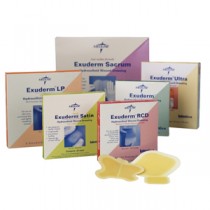 "Exuderm Low Profile Colloidal Hydrocolloid Dressing 4"" x 4"""
