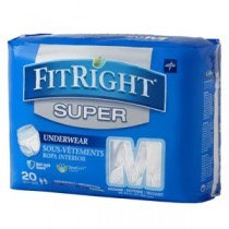 "FitRight Super Protective Underwear, Medium  28"" - 40"""