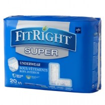 "FitRight Super Protective Underwear, Large 40""-56"""