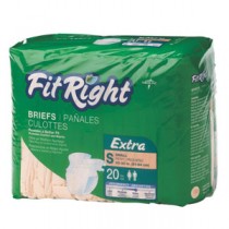 "FitRight Extra Cloth-Like Brief, Small 20""-33"""