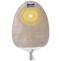 "SenSura Xpro Non-Convex Extra-Extended Wear Urostomy Pouch Pre-Cut 1-3/16"", Transparent"