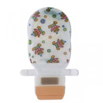 "Assura AC Easiflex 2-Piece Pediatric Drainable Pouch 1-1/8"", Opaque"