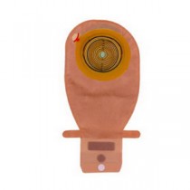 "Assura 1-Piece Wide Outlet Drainable Pouch Precut Non-Convex 1-3/8"", Opaque"