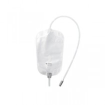 Conveen Security + Leg Bag with Clamp, Tubing, Non-Latex Straps, 17 fl oz, 500 mL