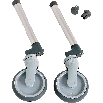 "Swivel Wheels with Glide Tip, 5"""