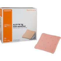 "ALLEVYN Ag Non-Adhesive Absorbent Silver Barrier Hydrocellular Dressing, 4"" x 4"""