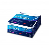 "Trueplus Single-Use Insulin Syringe, 28G x 1/2"", .5 mL (100 Count)"