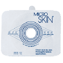 "Two-Piece Plain Microskin Barrier, Lrg Up To 2.5"""