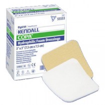"Copa Hydrophilic Island Ultra-Soft Foam Dressing 4"" x 4"""