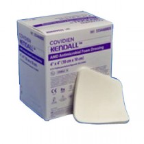 "AMD Antimicrobial Polyurethane Foam Dressing 4"" x 8"" Rectangle"