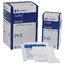 "CURITY Sterile Gauze Pads 4"" x 4"" 12 Ply"