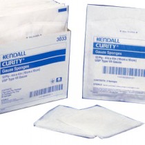 "Curity Sterile Gauze Sponge 4"" x 4"" 12 ply"