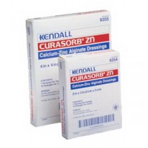 "Curasorb Zinc Calcium Alginate Dressing 4"" x 4"""