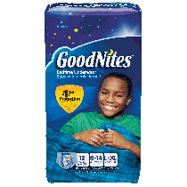 GoodNites Disposable Underwear for Boys Large/X-Large Jumbo