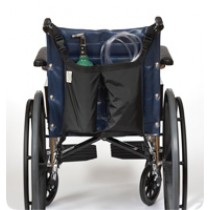 "Ableware Wheelchair Oxygen Tank Holder, 26"" Black"