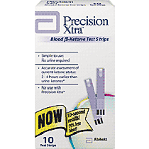 Precision Xtra End/Top Fill Blood Ketone Strip