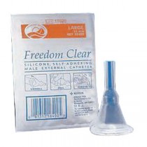 Freedom Clear Self-Adhering Male External Catheter, 40 mm