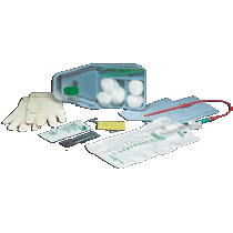 Slim-Line Paperboard Tray with Latex-Free Components 16 Fr 1000 mL
