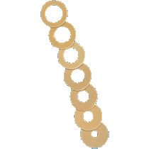 "MicroDerm Plus Precut Washer 7/8"""