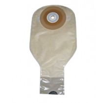 "Nu-Flex Oval E Convex Drain Pouch Trim-To-Fit  1- 3/4"" x 3 - 1/4"", with 1/2"" Starter Hole"