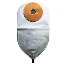 "Nu-Flex Post-Op Urinary Pouch With Deep Convexity, Adult 1-1/8"" Opening and Belt Tabs"