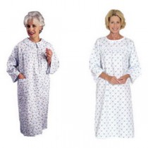 Flannelette Patient Gown, Medium 10-14