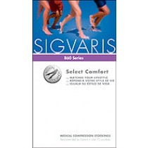 Select Comfort Women's Thigh-High Compression Stockings with Grip-Top Size S4, Crispa