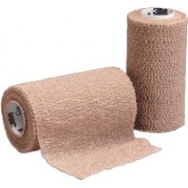 "Coban Sterile Self-Adherent Wrap 6"" x 5 yds., Tan"