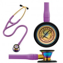 Littmann Cardiology III Stethoscope, Rainbow-Finish Chestpiece, Lavender Tube, 27"