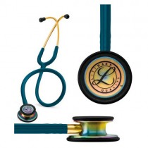 "Littmann Classic III Stethoscope, Rainbow-Finish, Caribbean Blue Tube, 27"""