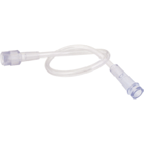 One Foot Oxygen Tubing w/Male Threaded Grib