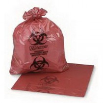 "Biohazardous Waste Collection Bag, 11"" x 14"" x 1.2 Mil"