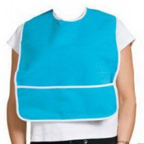 "Adult Terry Bib Crumb Catcher Plastic Back 16"" x 24"""