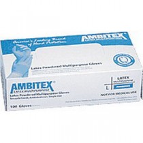 AMBITEX Non-Sterile Powdered General Purpose Latex Glove Small