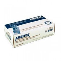 AMBITEX Medium Powder-Free Nitrile Exam Gloves, Blue