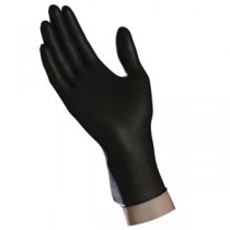 Ambitex Nitrile Exam Gloves, Black, Small