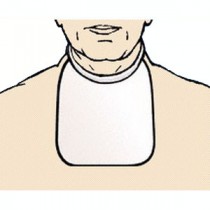 Oval Stoma Cover, White With Hook