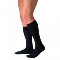 Knee-High Men's CasualWear Compression Socks Medium Tall, Black