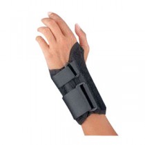 "Pro-Lite Wrist Splint, Left, Small, Black, 8"""