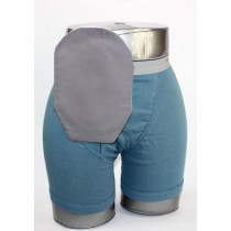 "Daily Wear Pouch Cover, Closed End, Fits Flange Opening of 3/4"" to 2-1/4"", Overall Length 9"", Gr