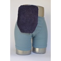 "Quick Dry Pouch Cover, Fits Flange Opening of 3/4"" to 2-1/4"", Overall Length 9"", Navy Terry Clot
