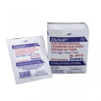 "Dusoft Sterile Non-Woven Sponge 3"" x 3"", 4-Ply"