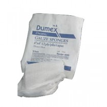 "Ducare Non-Sterile Woven Gauze Sponge 8"" x 4"", 12-Ply"