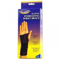 "Bell-Horn Elastic Stabilizing Left Wrist Brace, Medium, 6-1/2"" - 7-1/2"" Wrist Circumference, Blac