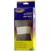 "Bell-Horn Male Rib Belt Universal, 28"" - 50'' Rib, White"